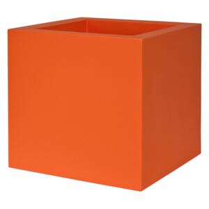 Kvetináč KUBE VASO 40, 40x40/40 cm, oranžová