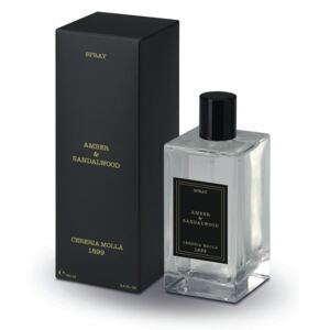 Vôňa do bytu v spreji Amber & Sandalwood Cereria Mollá, 100 ml