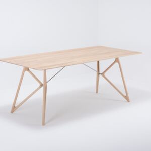 Jedálenský stôl z masívneho dubového dreva Gazzda Tink, 200 × 90 cm
