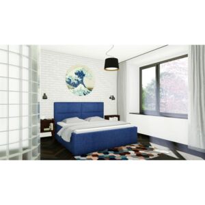 Slumberland BELFAST MISTRAL - posteľ s výrazným čelom a úložným priestorom 90 x 200 cm