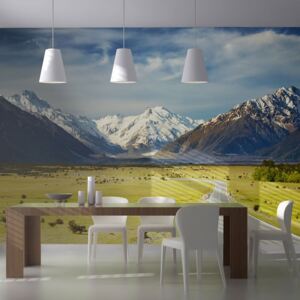 Bimago Fototapeta - Southern Alps, New Zealand 200x154 cm