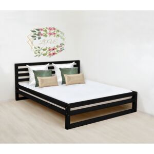 Benlemi Dvojlôžková posteľ DeLuxe 200x190 cm Farba: Čierna