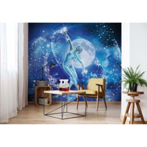 Fototapeta - Dancer Moonlight Stars Vliesová tapeta - 250x104 cm
