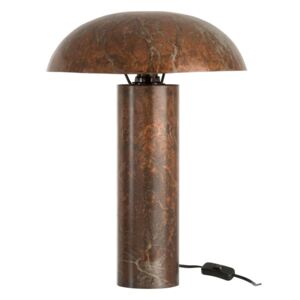 Kovová stolná lampa Mushroom antik - Ø 35 * 50 cm