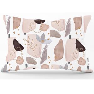 Obliečka na vankúš Minimalist Cushion Covers Soft Color Leaves, 35 x 55 cm