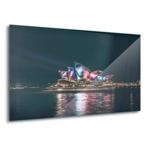 Obraz na skle GLIX - Sydney Lights 4 x 30x80 cm