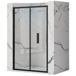 Well RAFO BLACK 100 W68150 Sprchové dvere zalamovacie