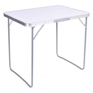 TZB Campingový rozkladací stôl CORN 80 × 60 cm biely