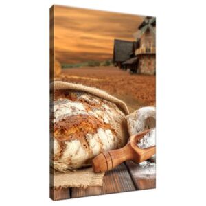 Obraz na plátne Vidiecky domáci chlieb 20x30cm 1356A_1S