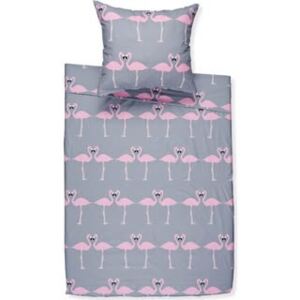 Bestent Bavlnené obliečky Pink Flamingo 200x220 cm