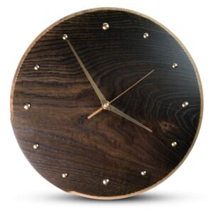 TIMMER wood decor Ebony Oak - Dekoračné hodiny