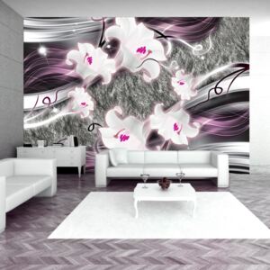 Fototapeta - Dance of charmed lilies 400x280 cm