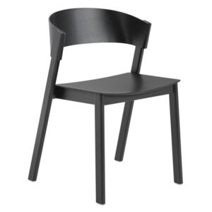 Muuto Stolička Cover Side Chair, black