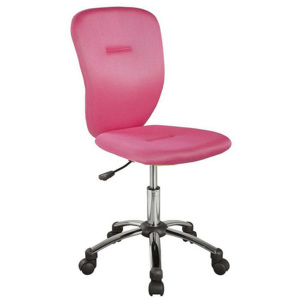Kancelárska stolička COLOR, 83-93x40x40x44-54, ružová