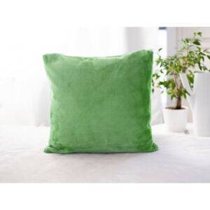 Obliečka na vankúšik mikroplyš 40 × 40 cm – letná zelená
