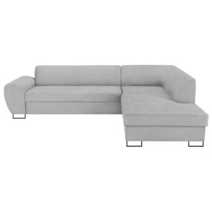 Sivá rohová rozkladacia pohovka s úložným priestorom Kooko Home XL Right Corner Sofa Puro