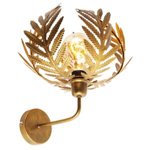 Vintage wandlamp goud - Botanica Up