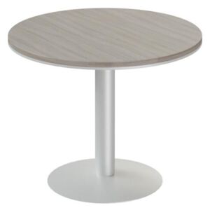Okrúhly stôl Wels, 1000 x 762 mm, dub sivý