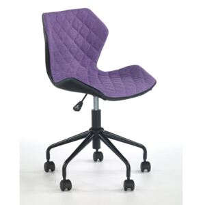 MAXMAX Detská otočná stolička MATRIX fialová