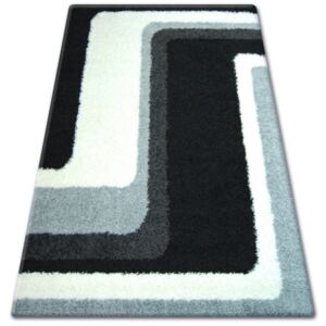 Kusový koberec Shaggy Avis čierny, Velikosti 60x100cm