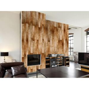 Murando DeLuxe Rezavá dřevěná stěna(50x1000 cm)