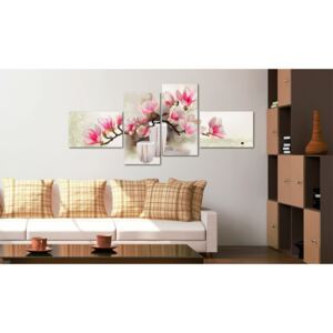 Ručne maľovaný obraz magnólie - Fragrance of magnolias