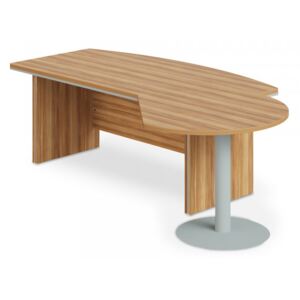 Stôl Manager Lux, pravý, 255 x 155 cm merano