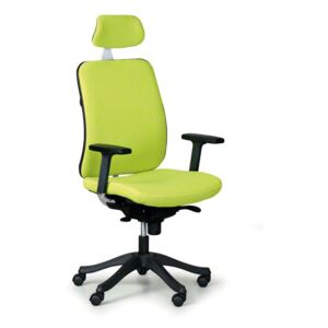 Kancelárska stolička BRUGY, svetlo zelená látka