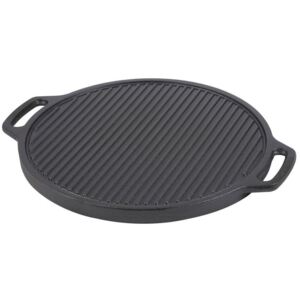 Platna grilovacia12972 PerfectHome GL4, 44.5 cm, liatinová, hladká/pruhovaná