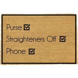 Rohožka Artsy Doormats Purse Straighteners Phone 40 × 60 cm