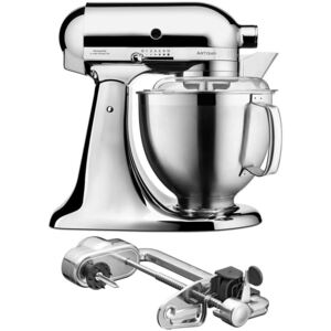 KITCHEN AID Set Robot Artisan 5KSM185PSECR chróm + 5KSM2APC, chróm