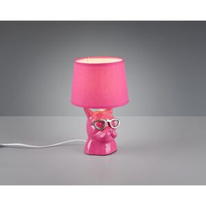 TRIO Reality R50231093 Dosy stolová lampička E14 1x40W ružová