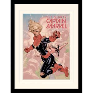 Rámovaný Obraz - Captain Marvel - Flight