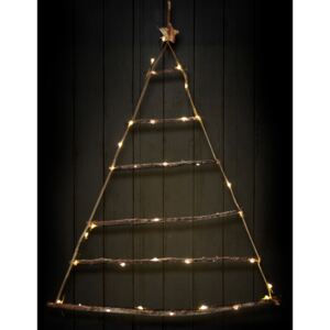Linder Exclusiv Svietiace vianočný stromček k zavesený 40 LED Teplá biela