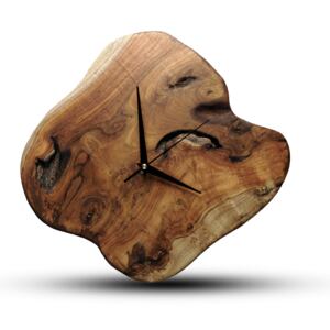 TIMMER wood decor RAW - Teakové drevené hodiny