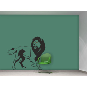 Lev samolepky na stenu - 02