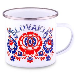 Plechový hrnček Slovakia kvet 1