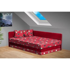 Nabytekmorava Čalúnená posteľ Robin 120x200 cm Barva: červená