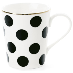 Keramický hrnček Miss Étoile CoffeeBig Black Dots Ø 8 cm