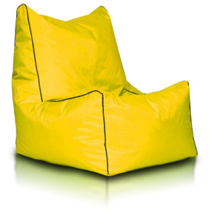 Sedací vak stolička nylonová žltá EMI